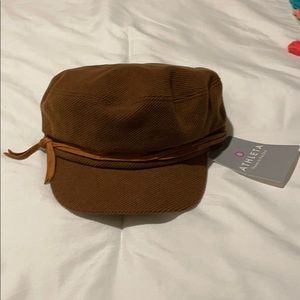 NWT Athleta Captain Hat - Brown Cord Twill